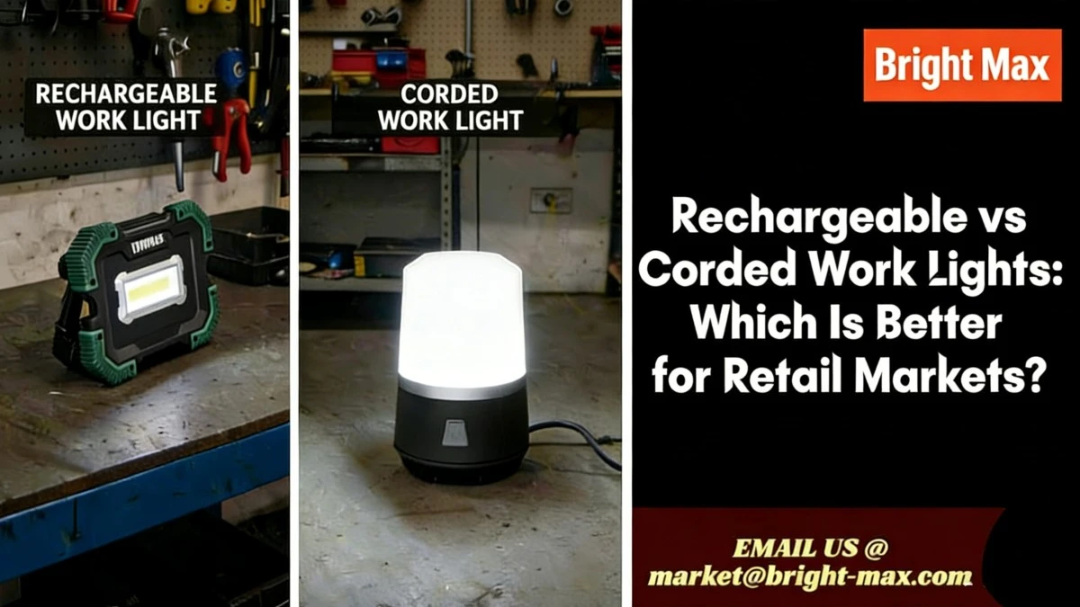 Rechargeable vs Corded Work Light Rechargeable vs Corded Work Light